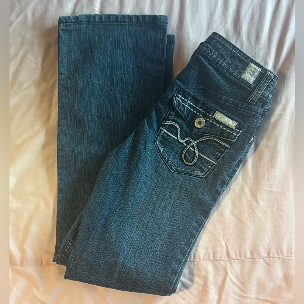 BONGO Dark Blue Boot Cut Jeans